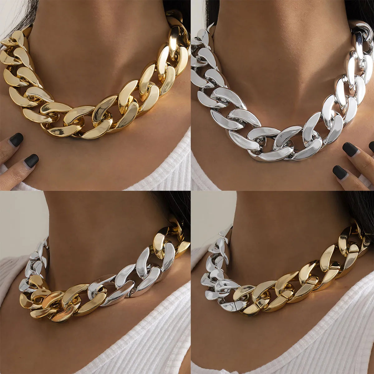 Necklace Lady Thick Chain Creative Necklaces