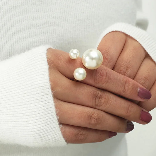 Elegant Pearl Rings