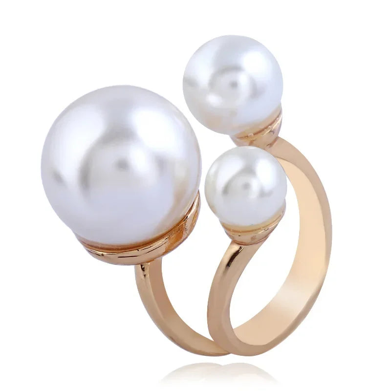 Elegant Pearl Rings