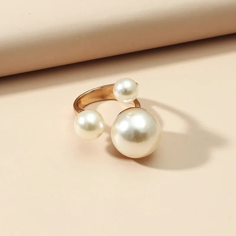 Elegant Pearl Rings